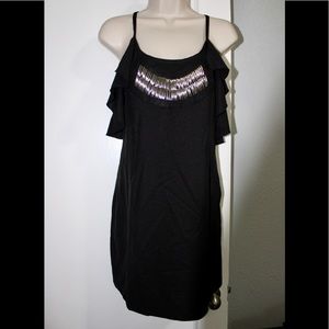 Lil black dress with some extra pizzazz